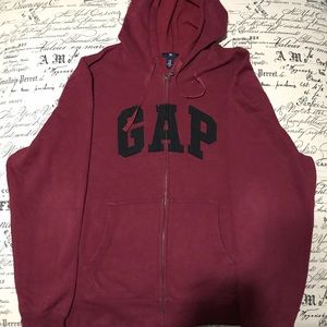 GAP Zip Front Hoodie